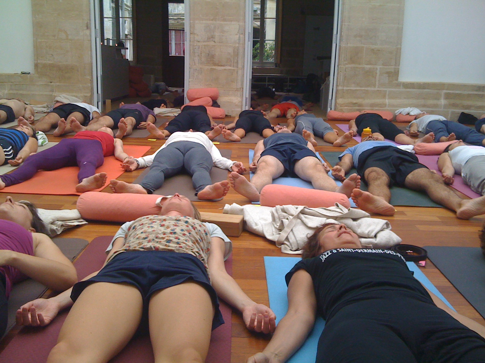 A well deserved savasana